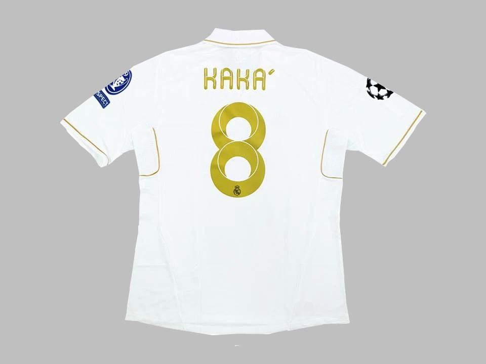 2011/12 Real Madrid Home Shirt Kaka #8 Ucl Patches