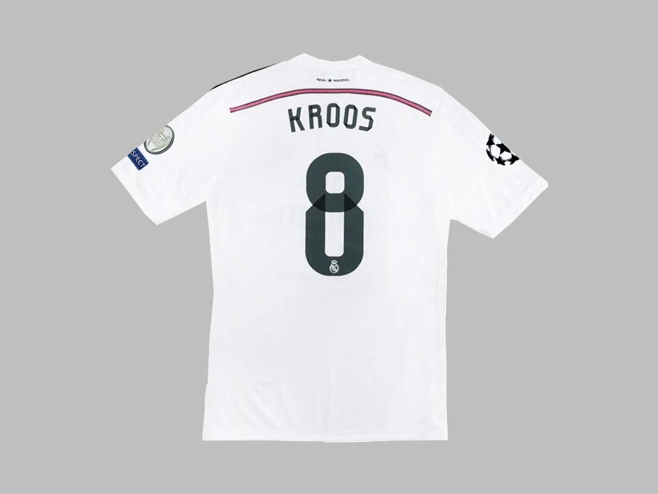 2014 2015 Real Madrid Home Shirt Kroos #8