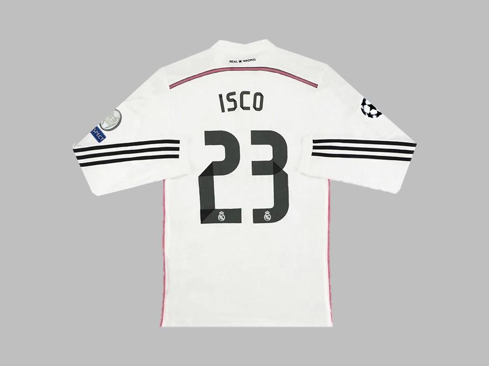 2014 2015 Real Madrid Home Long Sleeves Shirt Isco #23