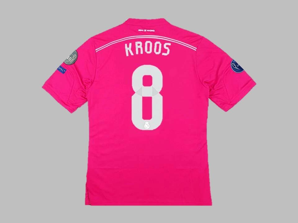 2014 2015 Real Madrid Exterieur Chemise Kroos #8