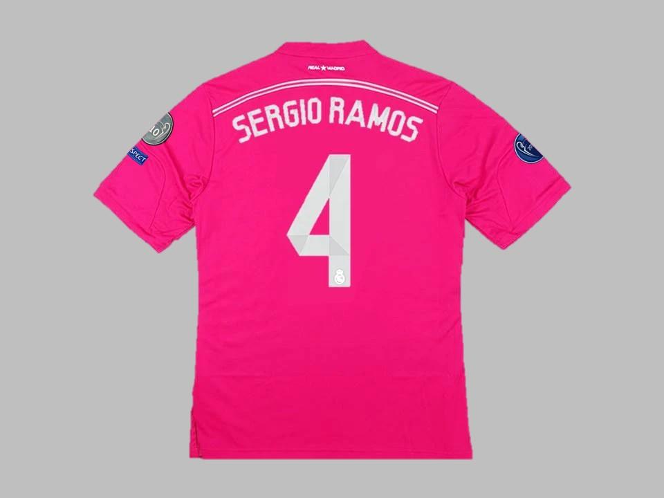 2014 2015 Real Madrid Away Shirt Sergio Ramos #4