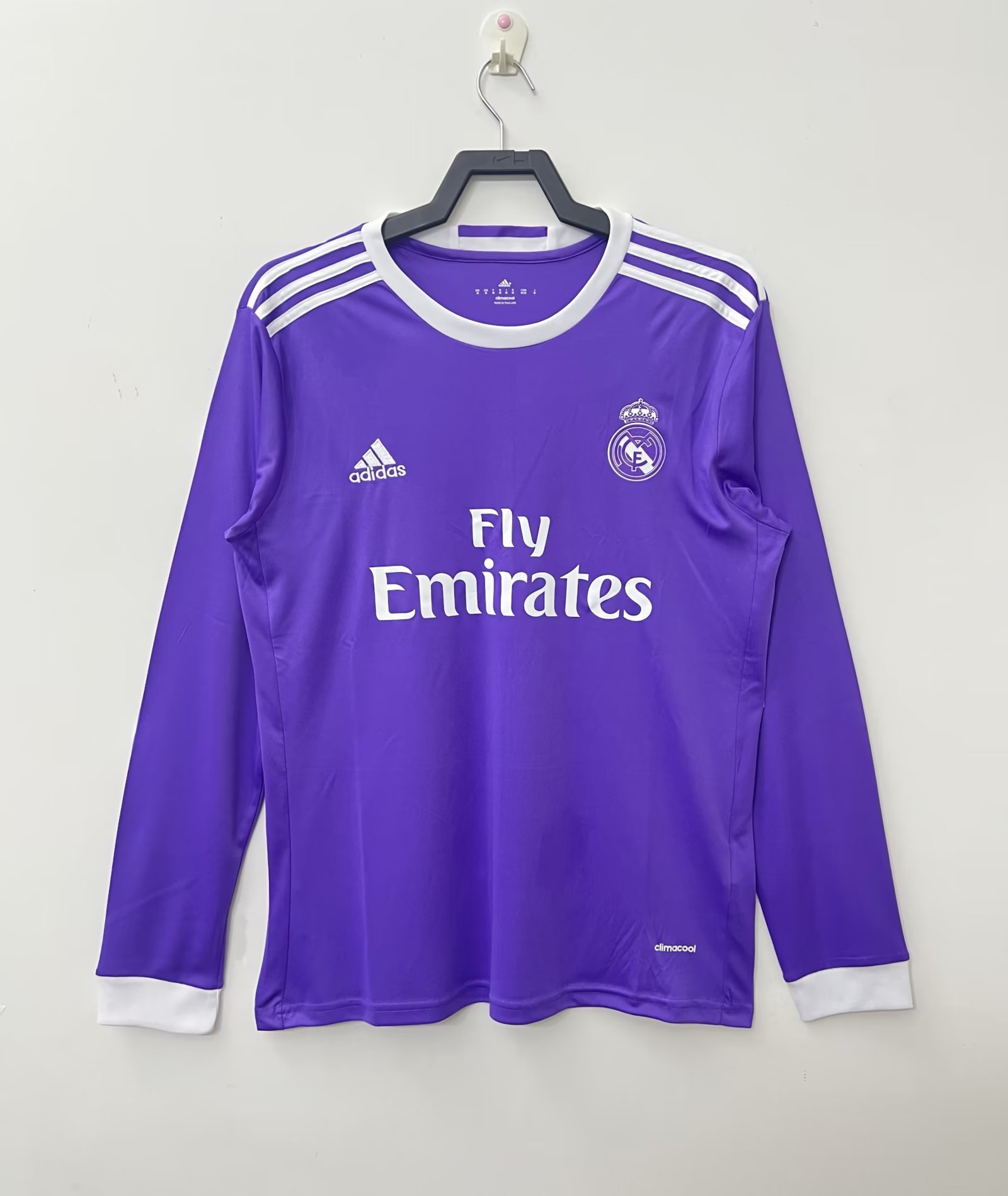 2016-2017 Real Madrid Away Long Sleeves Jersey