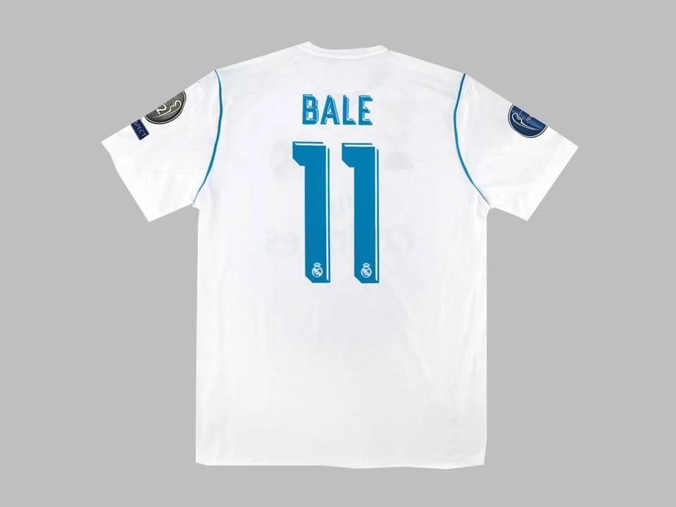 2017 2018 Real Madrid Home Shirt Bale #11