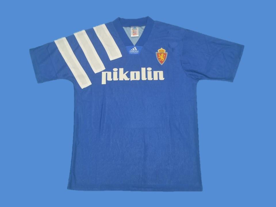 1992 93 Real Zaragoza Exterieur Maillot Pikulin