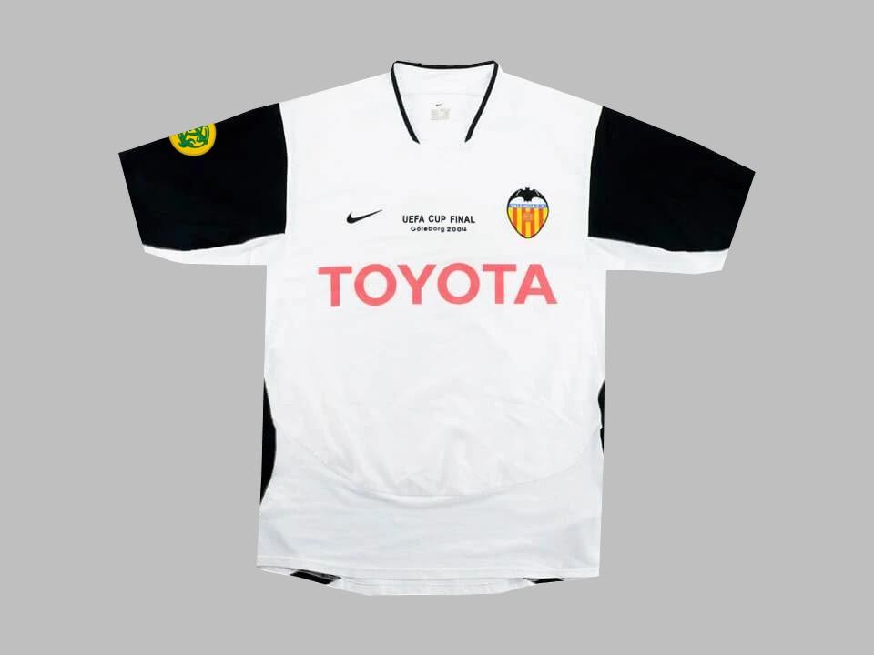 2003 2004 Valencia Shirt Uefa Cup Final