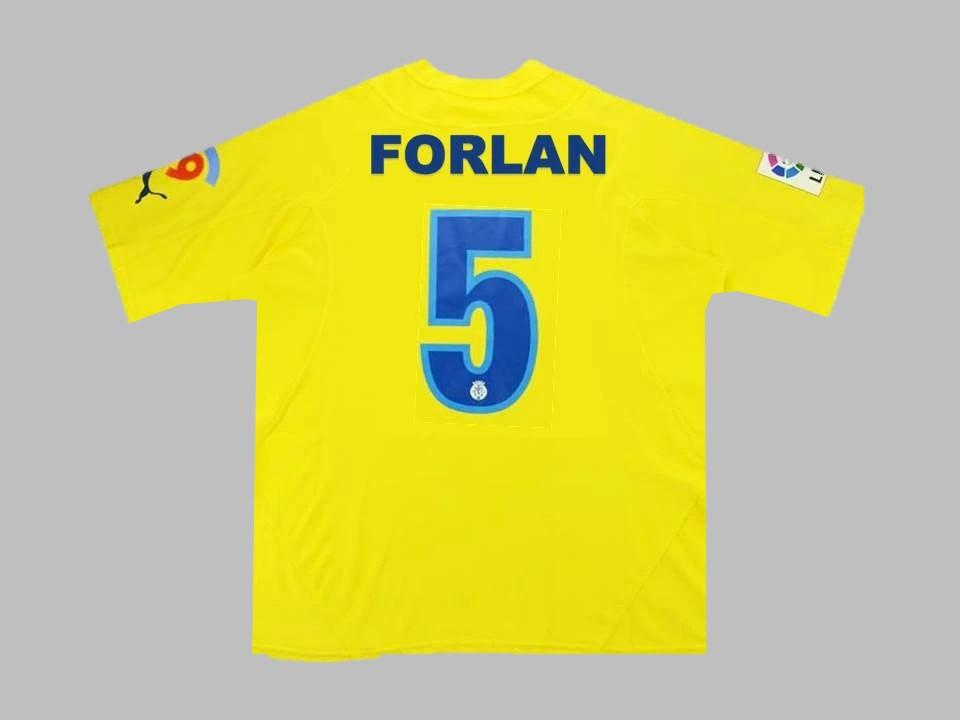 2005 2006 Villarreal Domicile Chemise Forlan #5