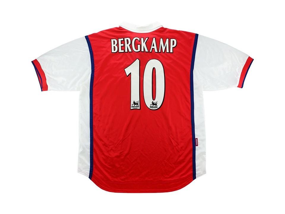 1998 Arsenal Domicile Maillot Bergkamp #10