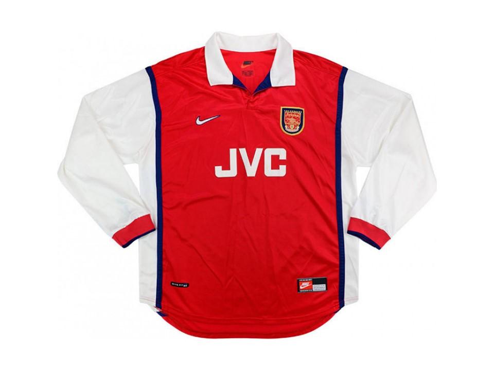 1998 Arsenal Home Long Sleeves Jersey