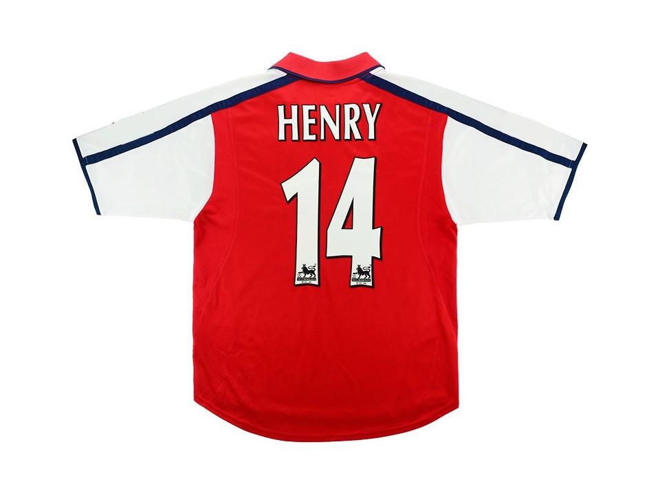 2000 Arsenal Domicile Maillot Henry #14