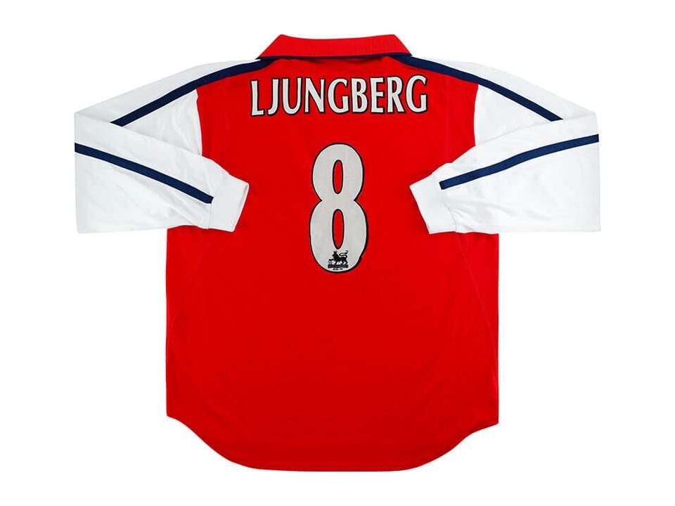 2000 Arsenal Domicile Manches Longues Maillot Ljungberg #8