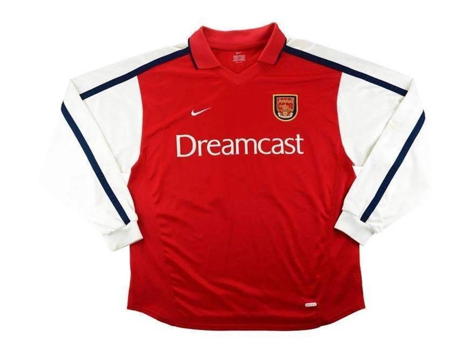 2000 Arsenal Home Long Sleeves Jersey