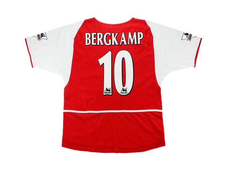 2002 2003 2004 Arsenal Domicile Maillot Bergkamp #10