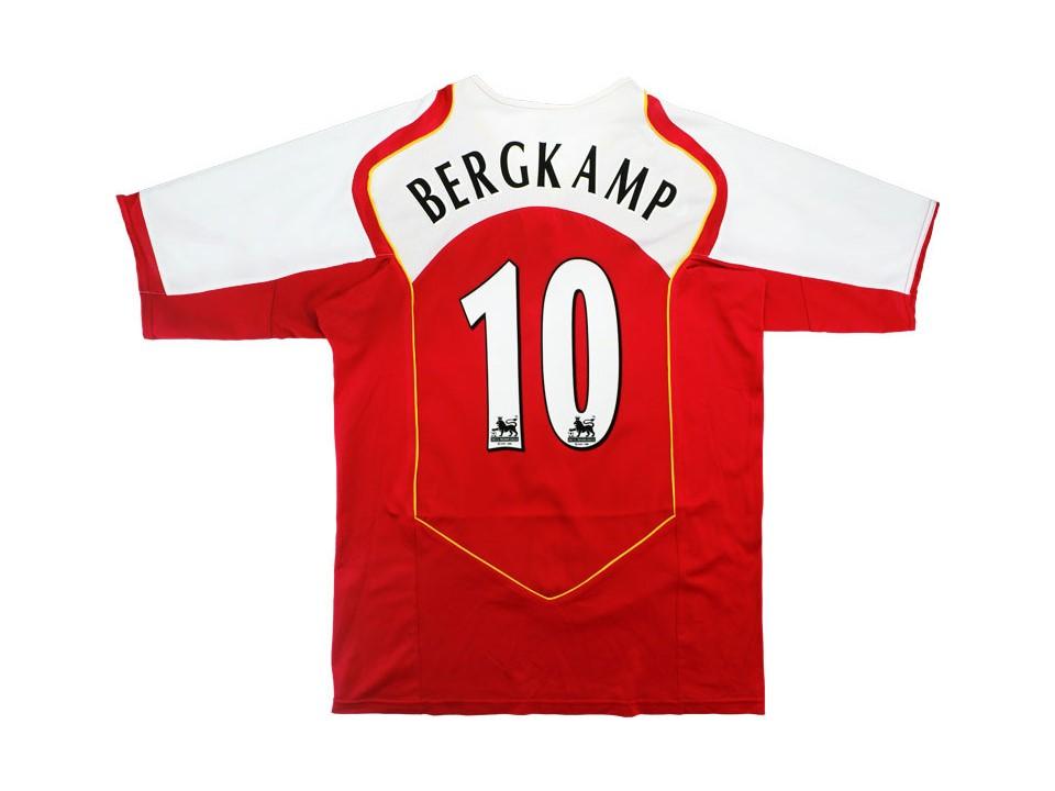 2004 05 Arsenal Domicile Maillot Bergkamp #10