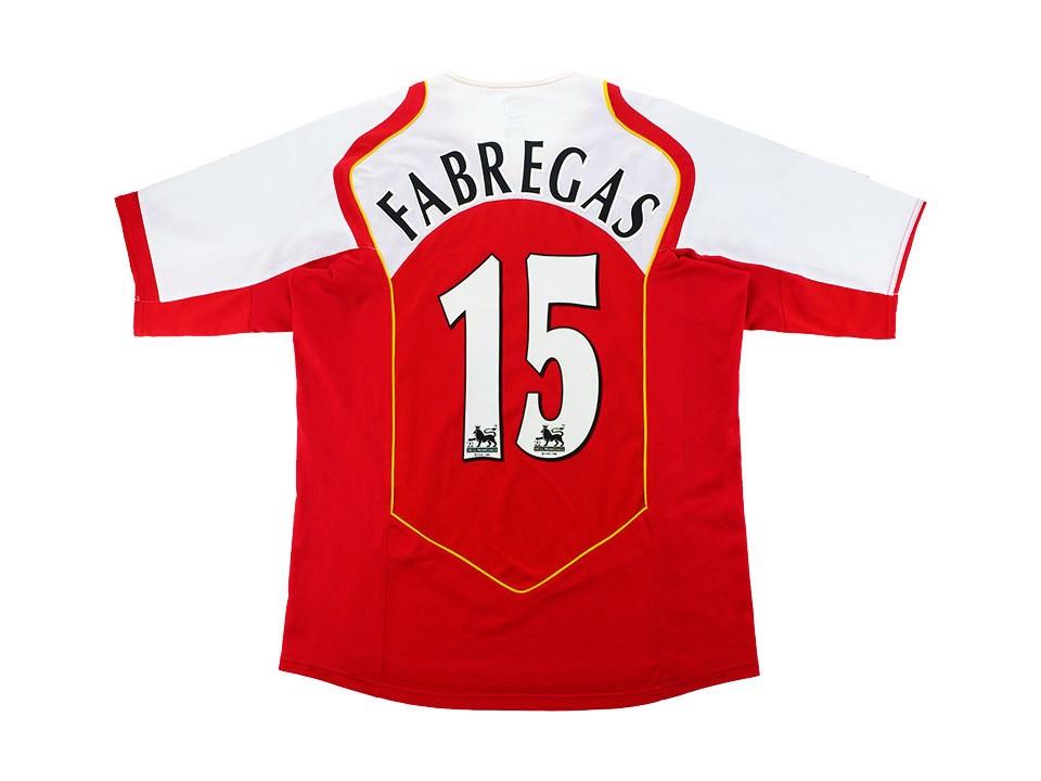 2004 2005 Arsenal Home Jersey Fabregas #15