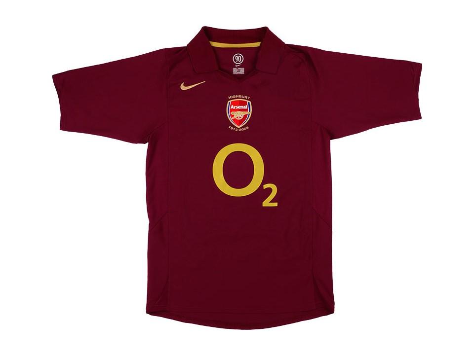 2005 06 Arsenal  Maillot Highbury