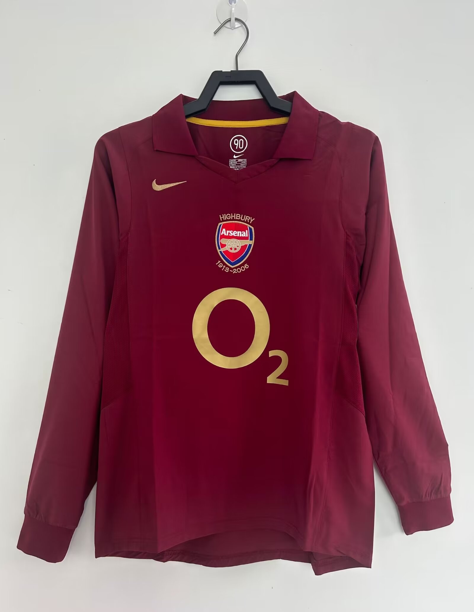 2005-2006 Arsenal Home Long Sleeves Jersey