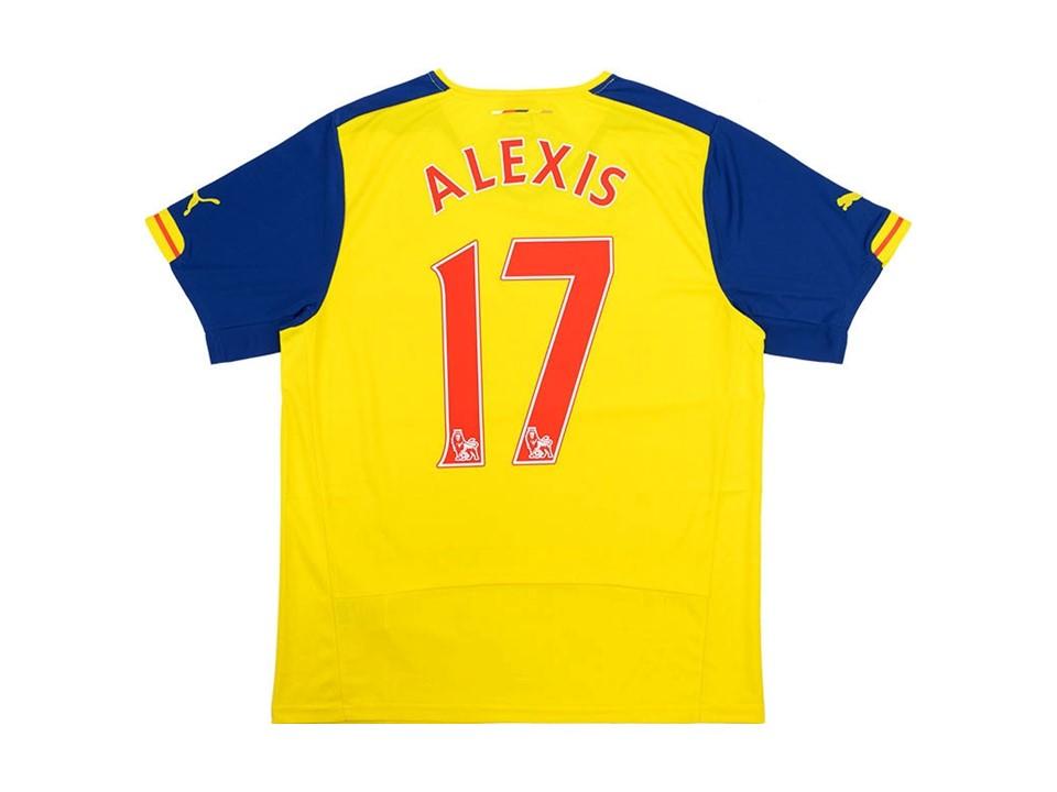 2014 2015 Arsenal Exterieur Maillot Alexis #17