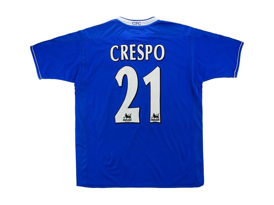 2003-2005 Chelsea Home Shirt Crespo #21