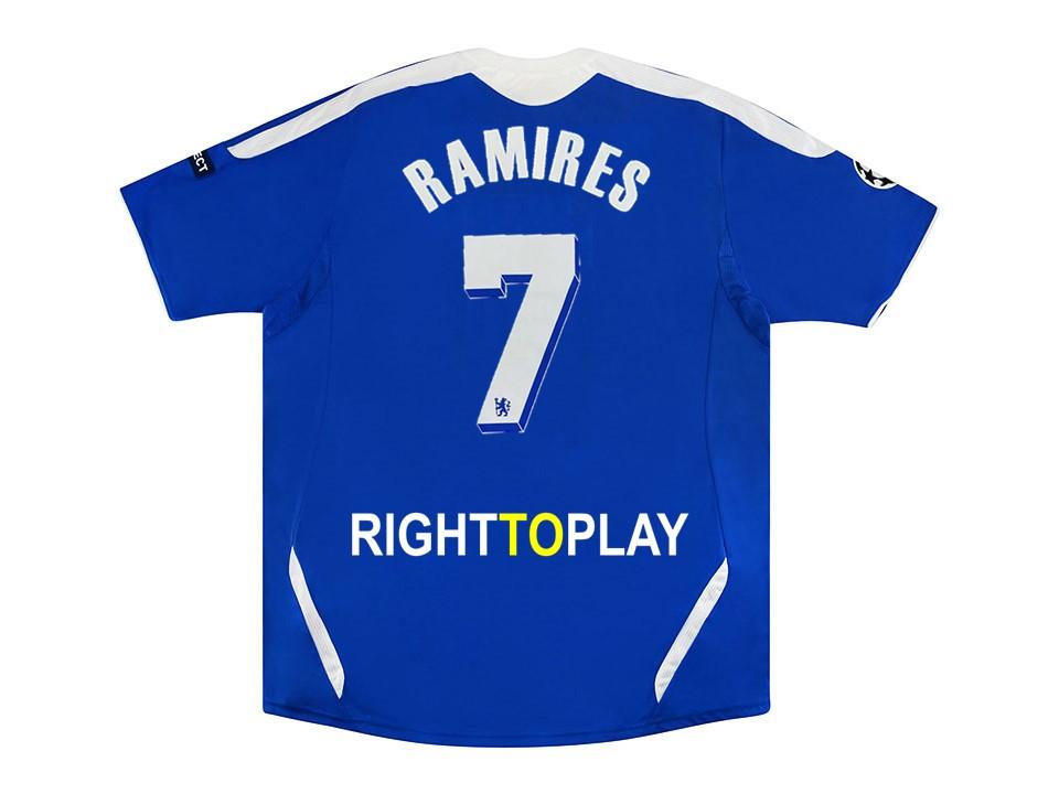 2012 Chelsea Domicile Chemise Ramires #7 Ucl Flocage Insigne Final