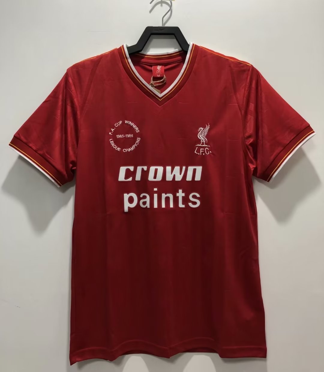 1985-1986 Liverpool Domicile Maillot