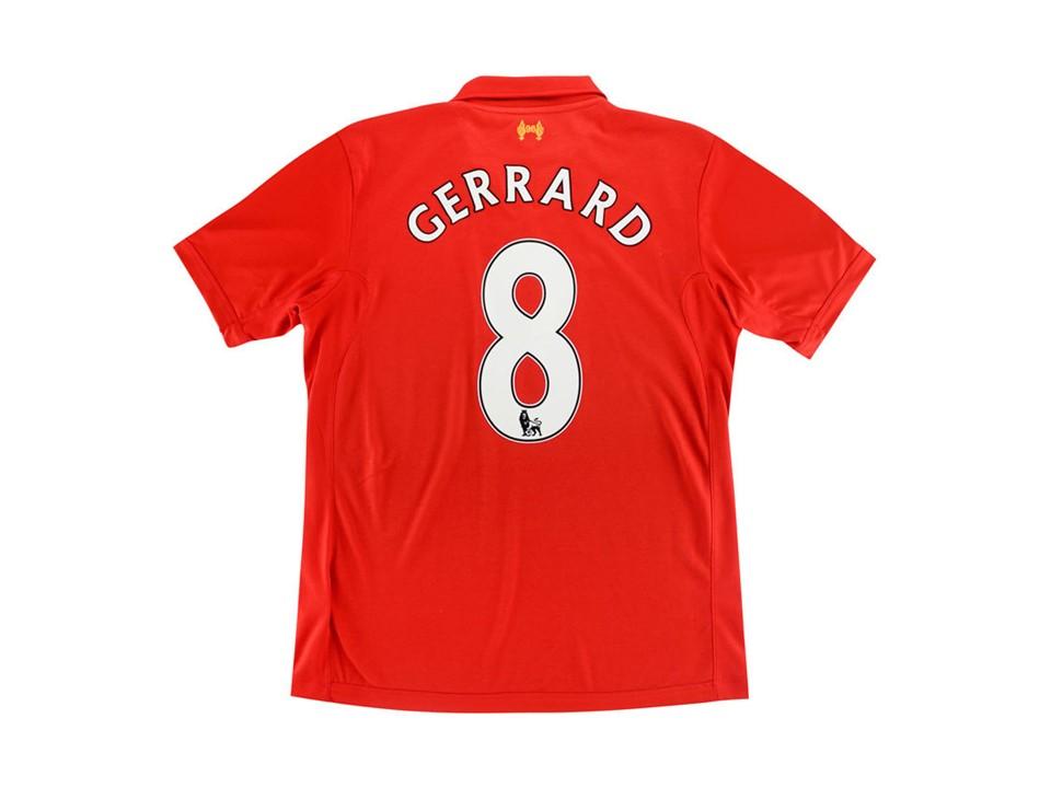 2012 2013 Liverpool Domicile Maillot Gerrard #8