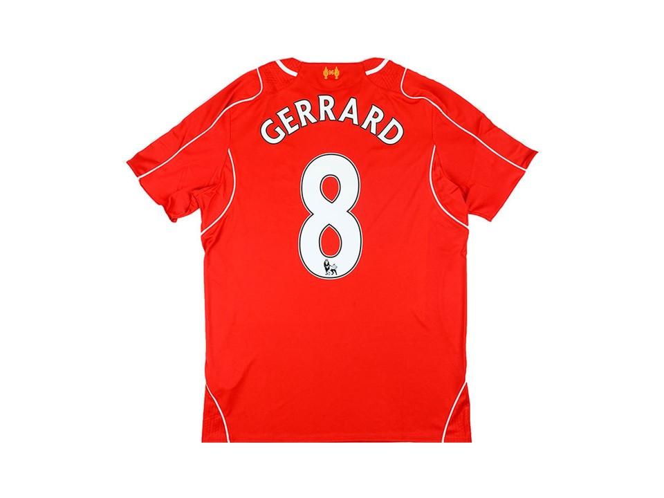 2014-15 Liverpool Home Jersey Gerrard #8