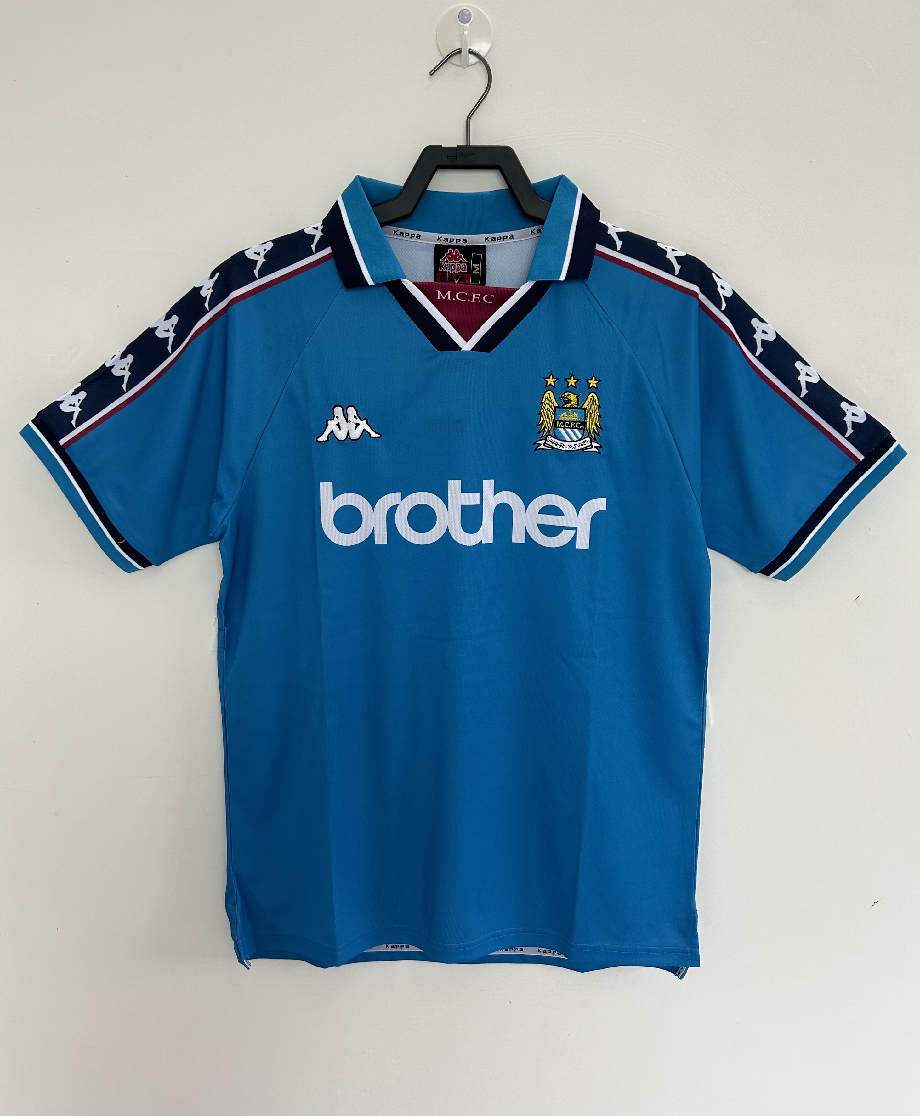 1997-1998 Manchester City Domicile Maillot