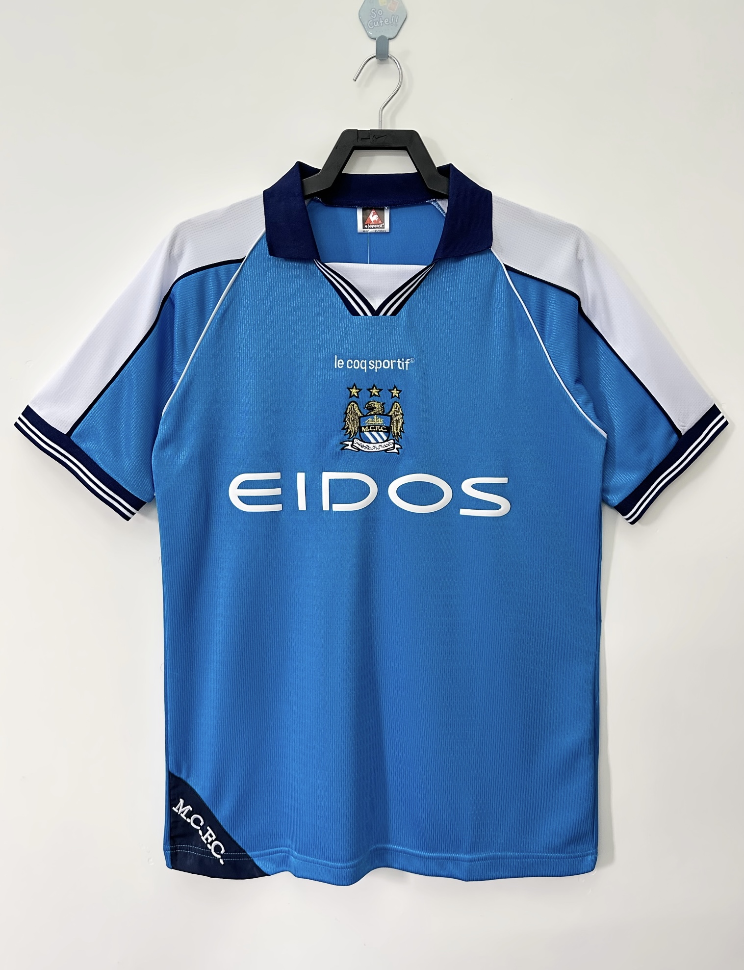 1999-2001 Manchester City Domicile Maillot