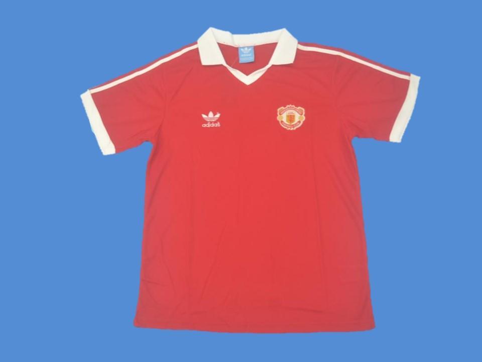 1980 Manchester United Domicile Maillot