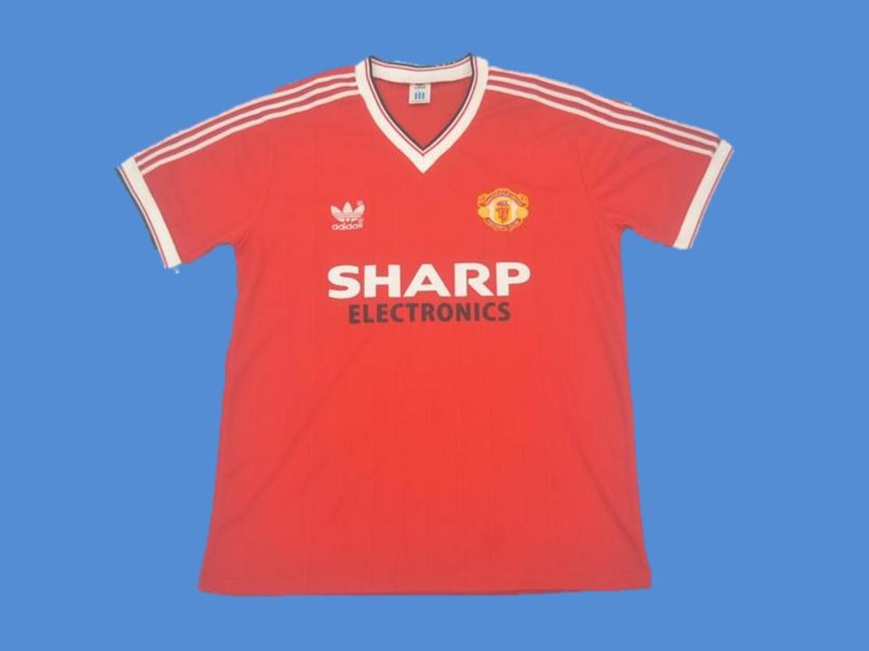 1982 1983 Manchester United Domicile Maillot