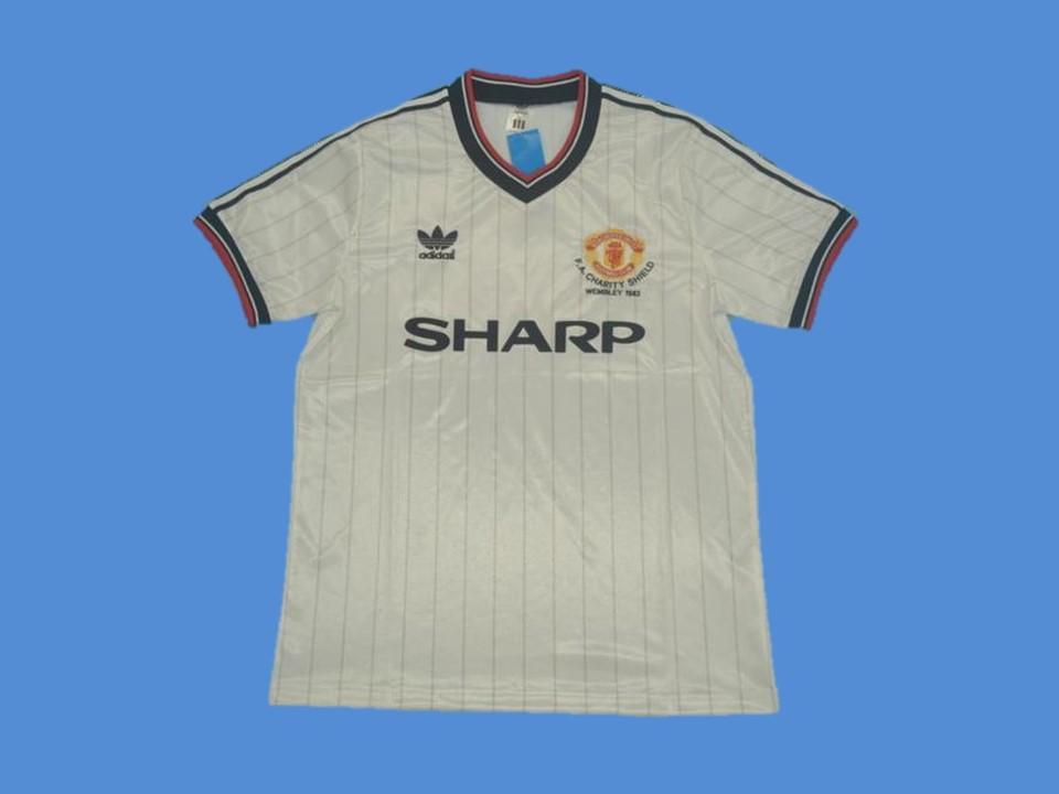 1983 Manchester United Exterieur Maillot Coupe de la FIFA