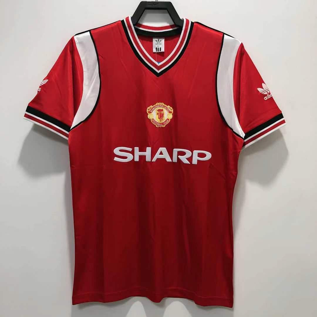 1985 Manchester United Home Jersey