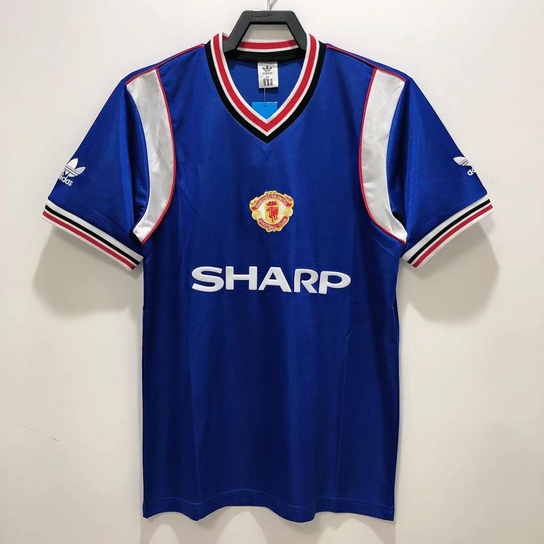 1985 Manchester United Exterieur Maillot