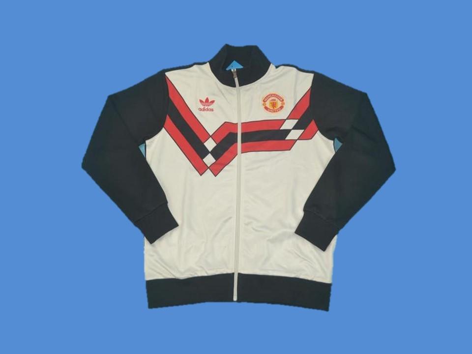 1990 Manchester United Jacket Black White