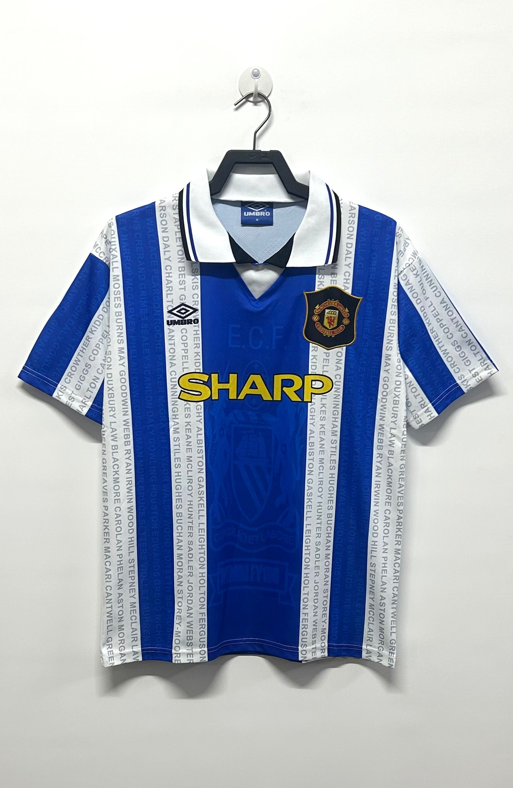 1994-1996 Manchester United Deuxieme Exterieur Maillot