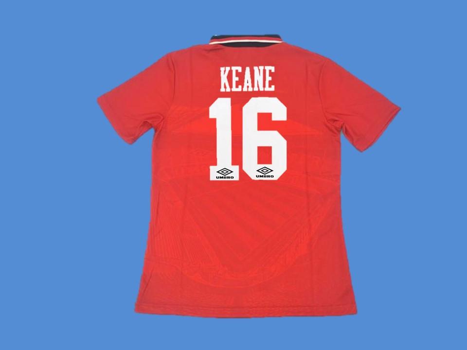 1994/96 Manchester United Home Jersey Keane #16