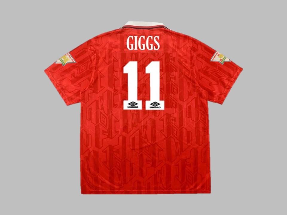 1994 Manchester United Domicile Chemise Giggs #11