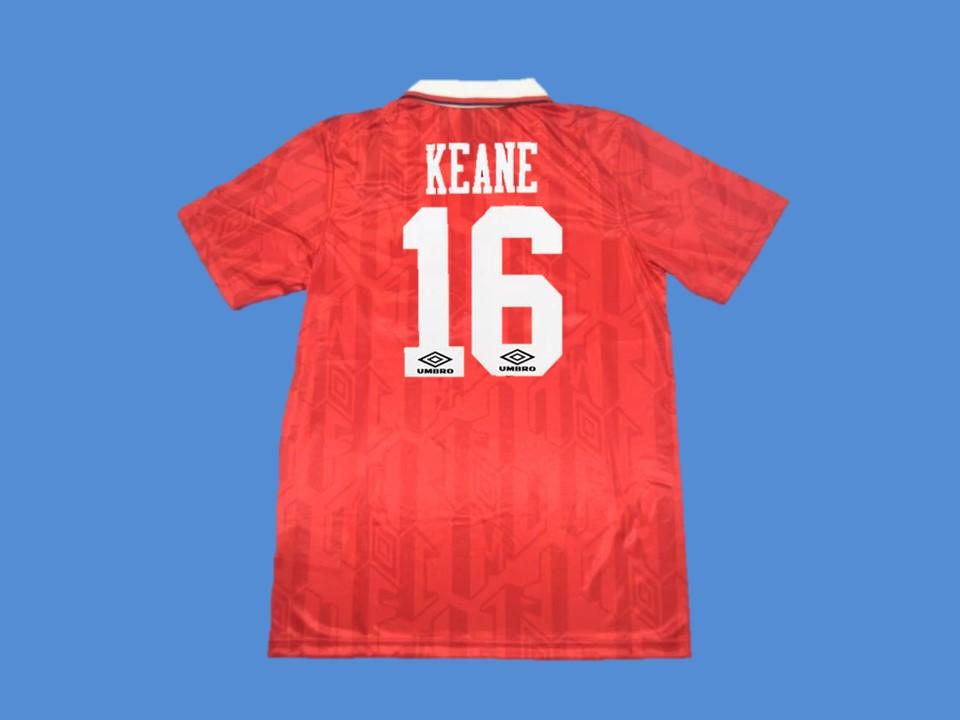 1994 Manchester United Domicile Maillot Keane #16