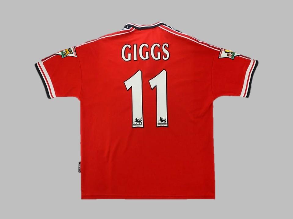 1998/1999 Manchester United Domicile Chemise Giggs #11