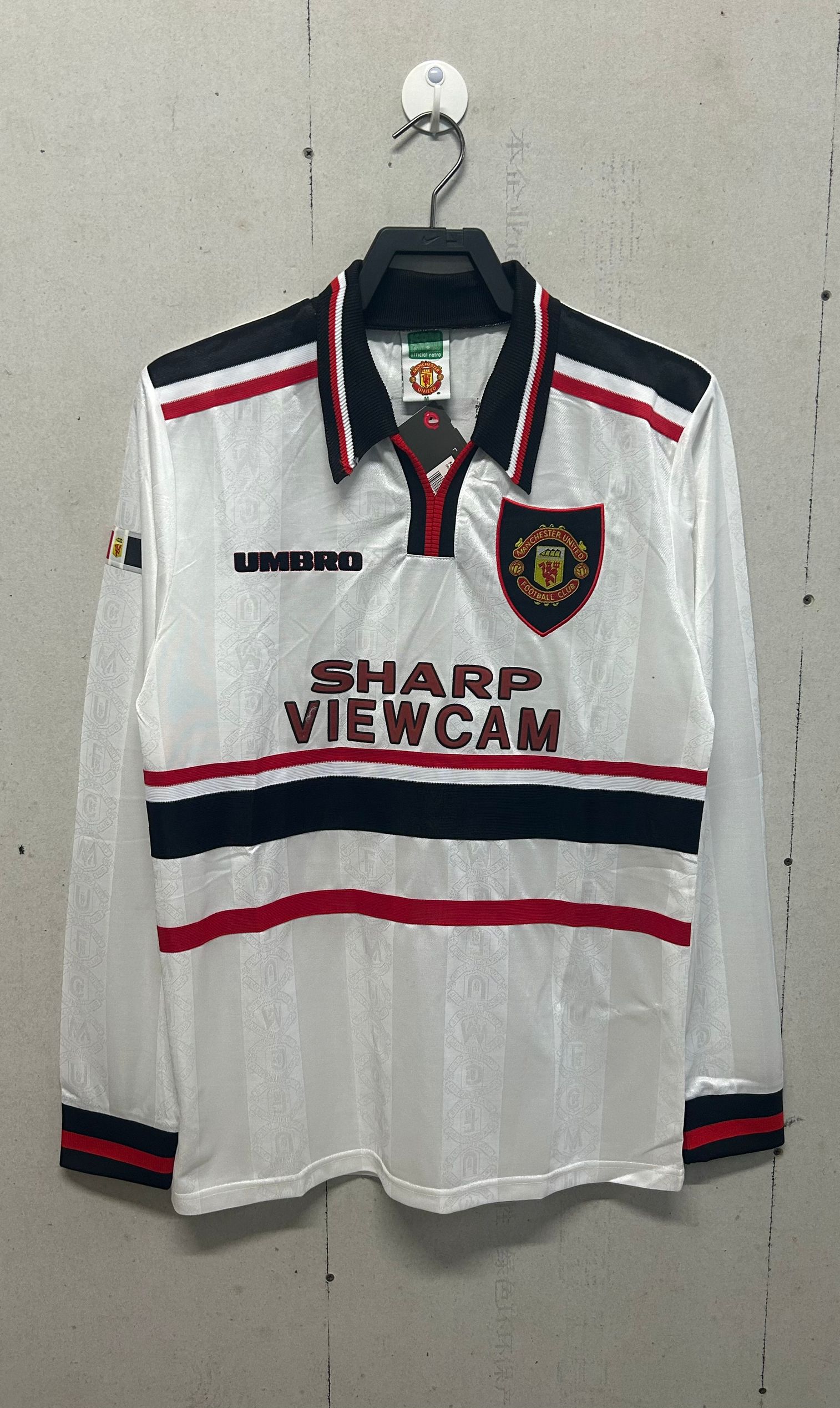 1998-1999 Manchester United Away Long Sleeves Jersey