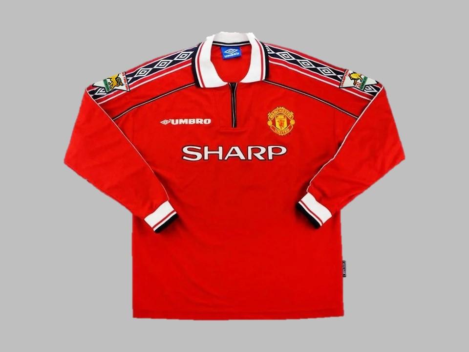 1998/99 Manchester United Home Long Sleeves Shirt