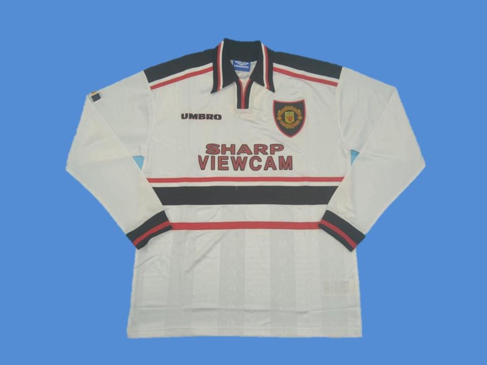 1998/99 Manchester United Away Long Sleeves Jersey