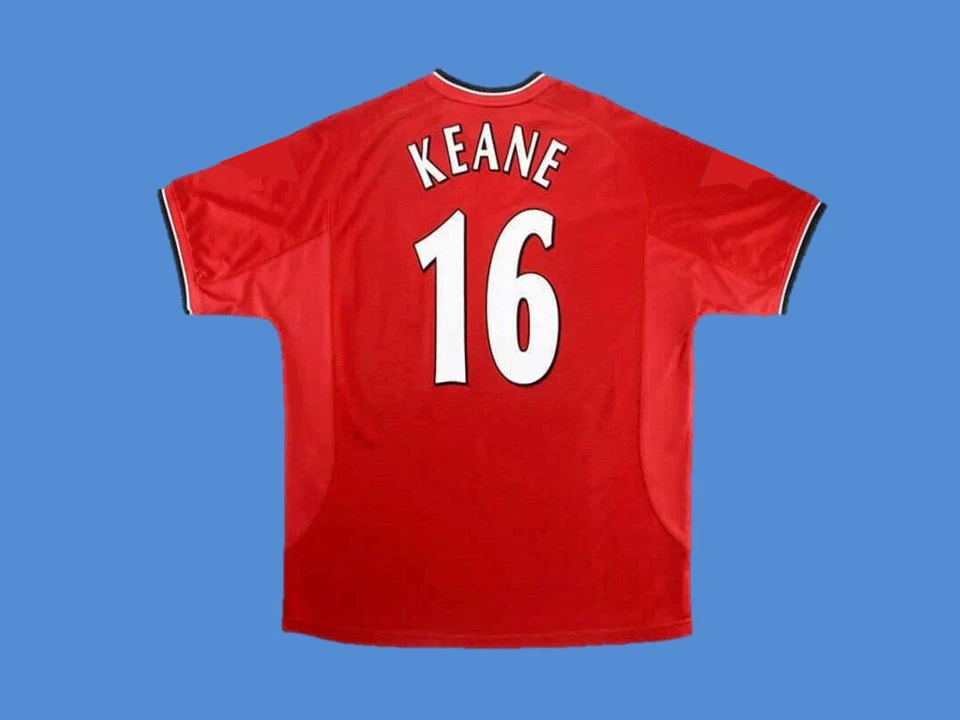 2000 2002 Manchester United Domicile Maillot Keane #16