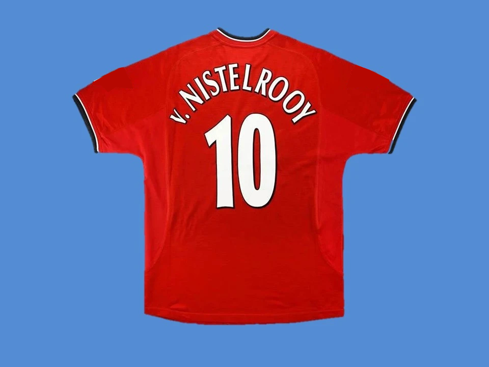 2000 2002 Manchester United Domicile Maillot V. Nistelrooy #10