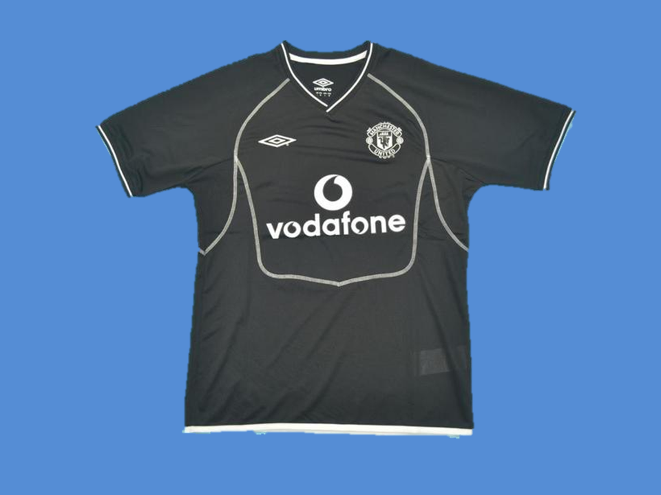 2000 2002 Manchester United Jersey Black