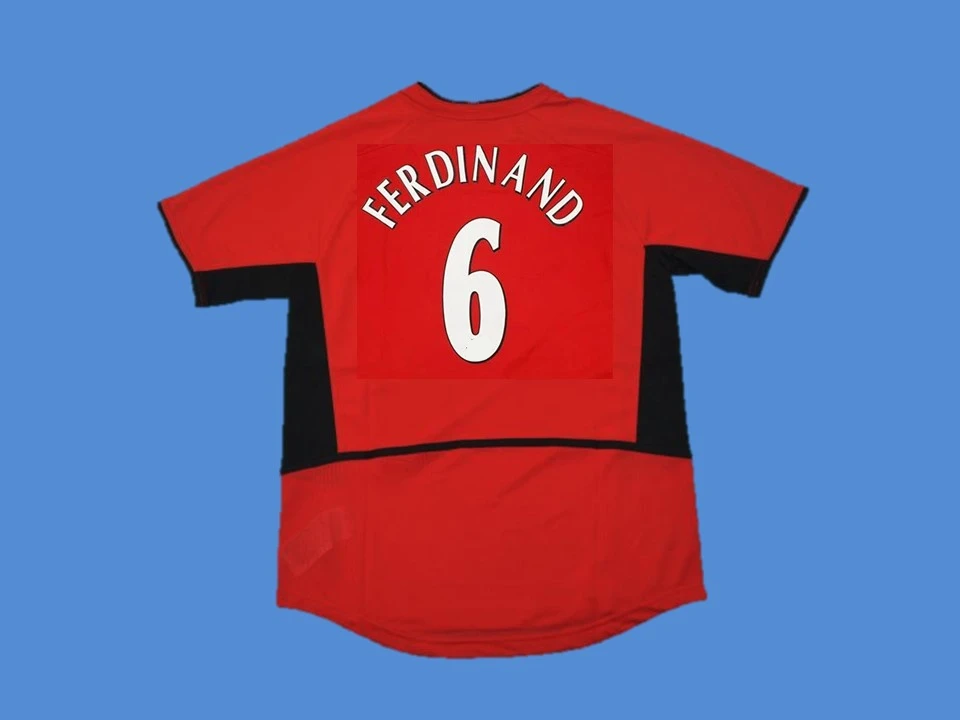 2002-03 Manchester United Domicile Maillot Ferdinand #6