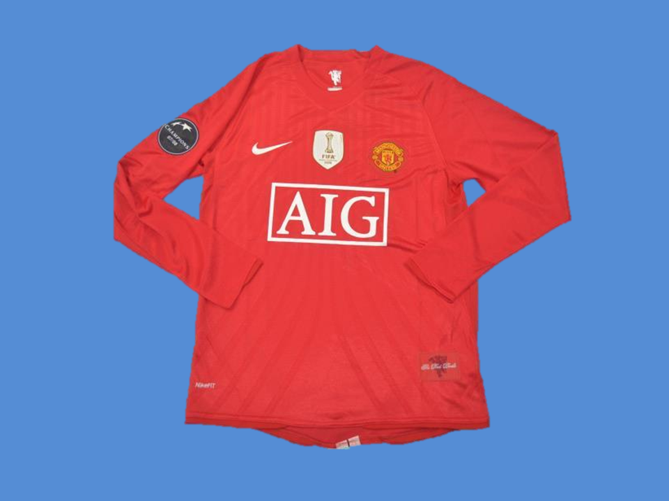 2008 2009 Manchester United Long Sleeves Jersey