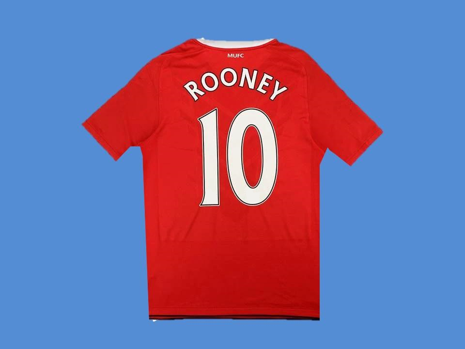 2010/11 Manchester United Home Jersey Rooney #10