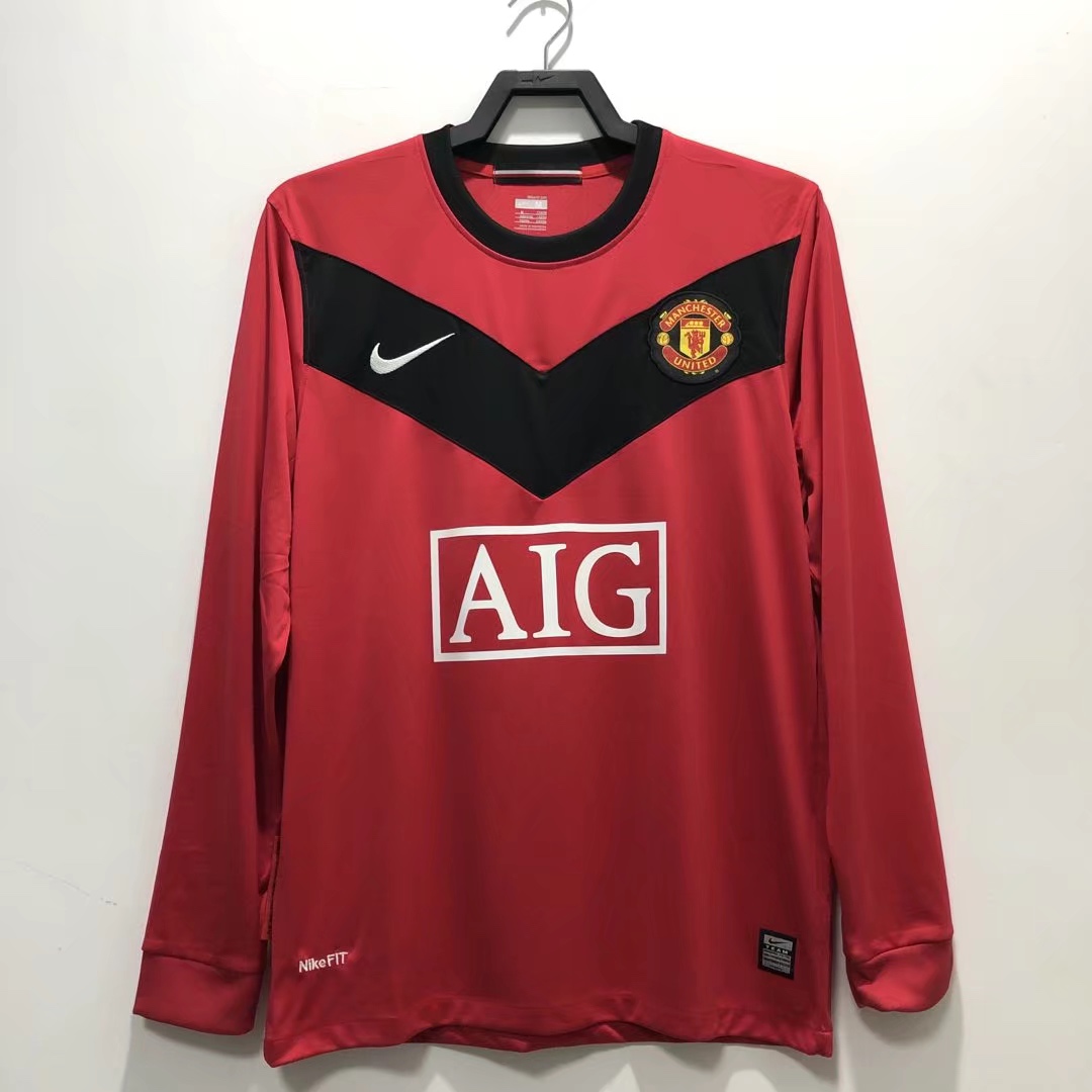 2010 Manchester United Domicile Manches Longues Maillot