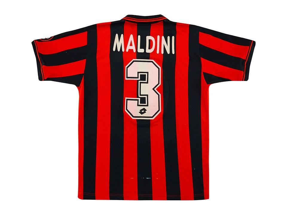 1996 AC Milan Domicile Chemise Maldini #3